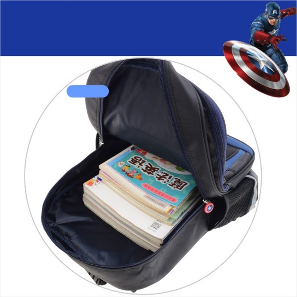 GOKIDO - BK121 TAS SEKOLAH CAPTAIN AMERICA TAS RANSEL ANAK TAS ANAK TAS SEKOLAH ANAK TAS RANSEL SEKOLAH