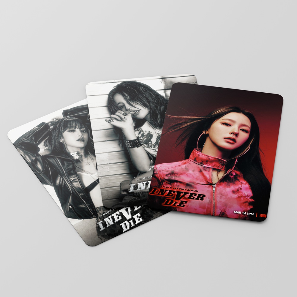 55pcs Kartu Lomo Foto Kpop Album GIDLE NEVER DIE