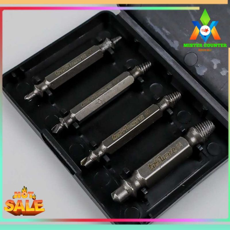Damage Screw Extractor - Pembuka Baut Patah - Pelepas Baut Rusak - Bor Baut Rusak