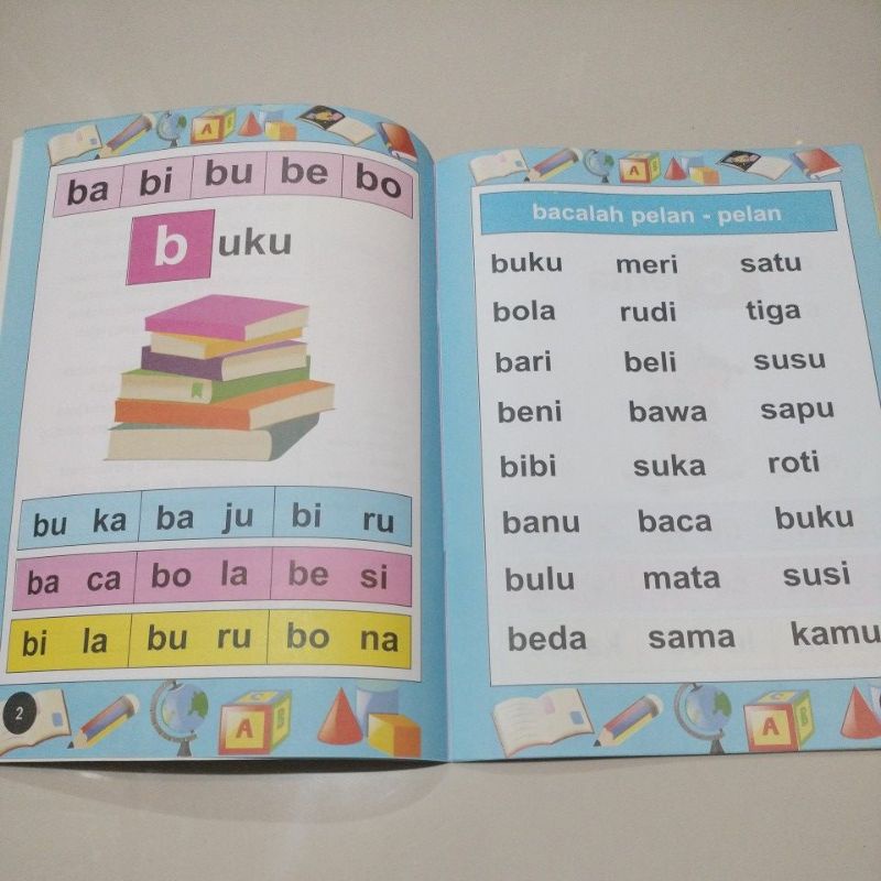 buku ayo belajar membaca 1B 32 halaman 19x27cm