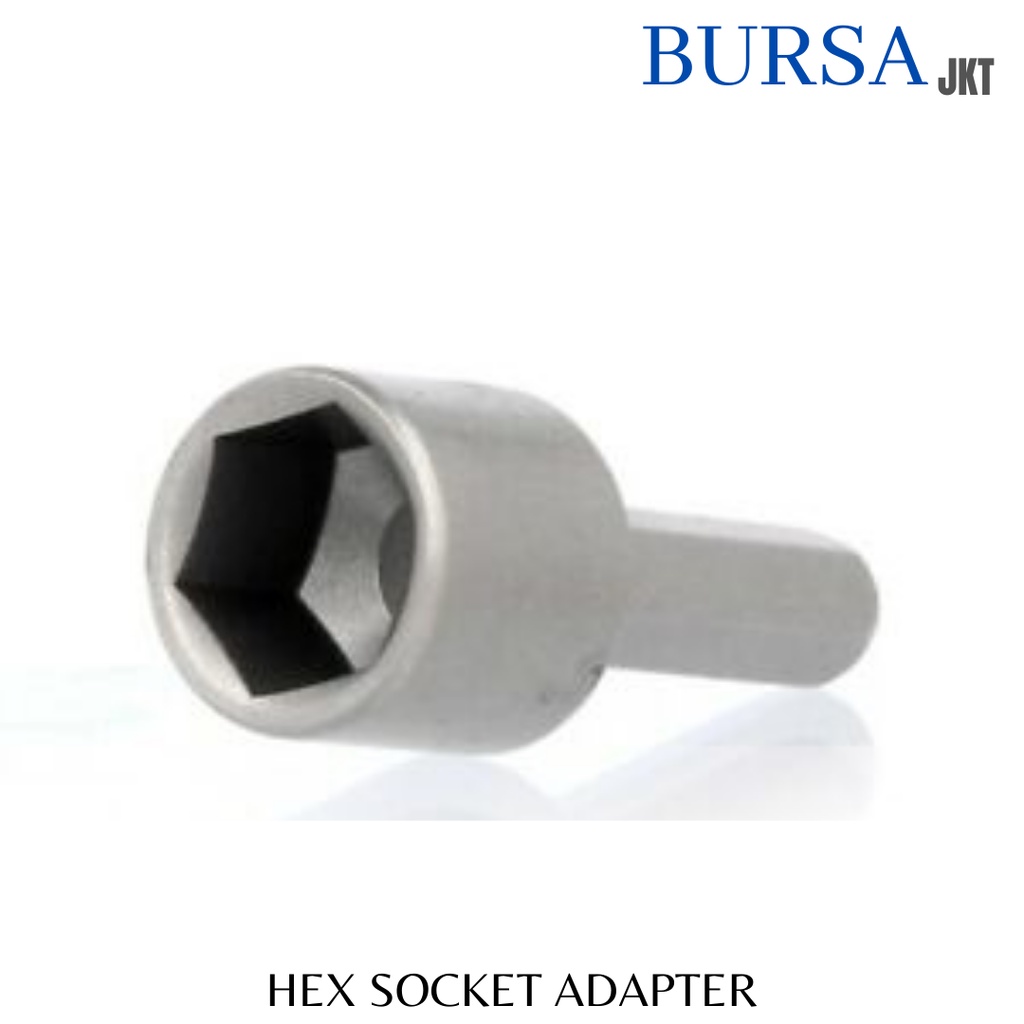 KUNCI HEX KONEKTOR SAMBUNGAN ADAPTER SOCK BOR 4 CM