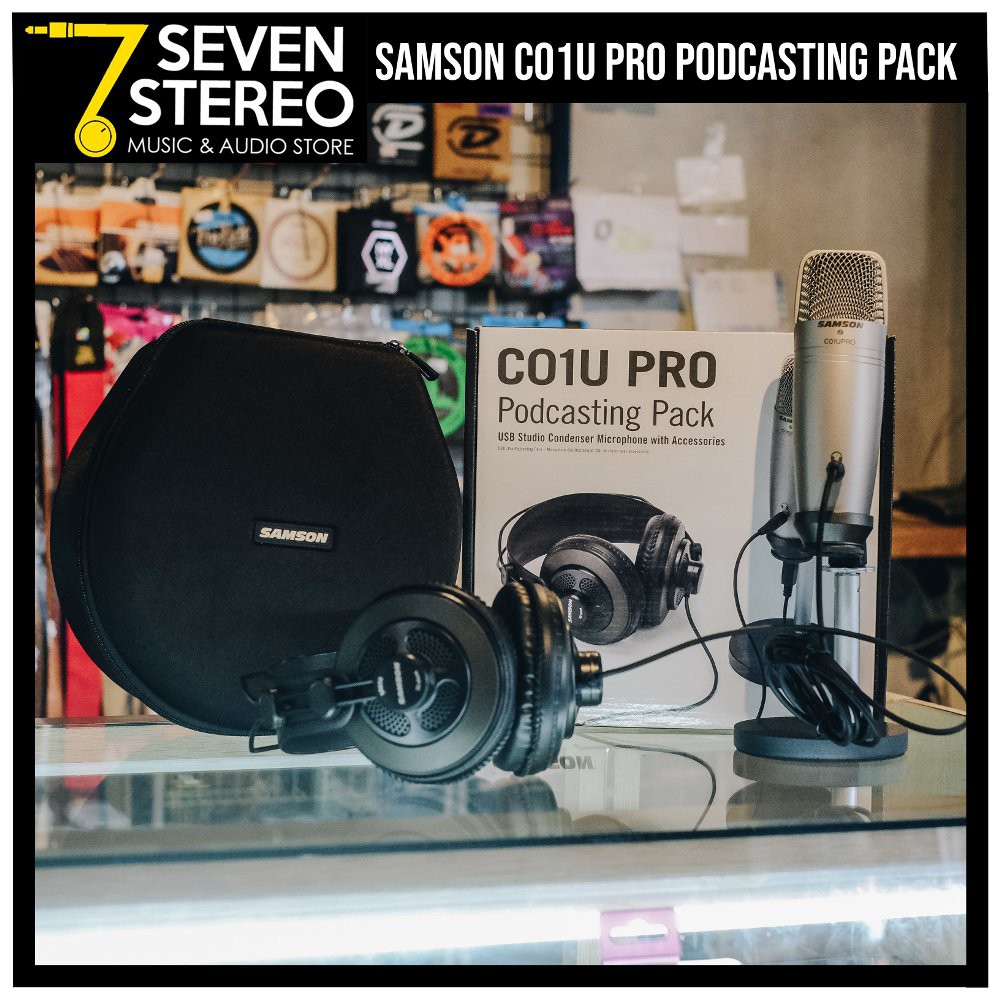 Samson C01U Pro Podcasting Pack - Paket Recording Podcast