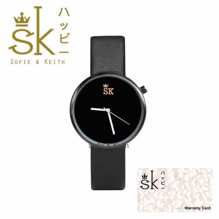 SK - Jam Tangan Water Resistant Pria &amp; Wanita Fashion Strap Leather ( Group ) SK_813