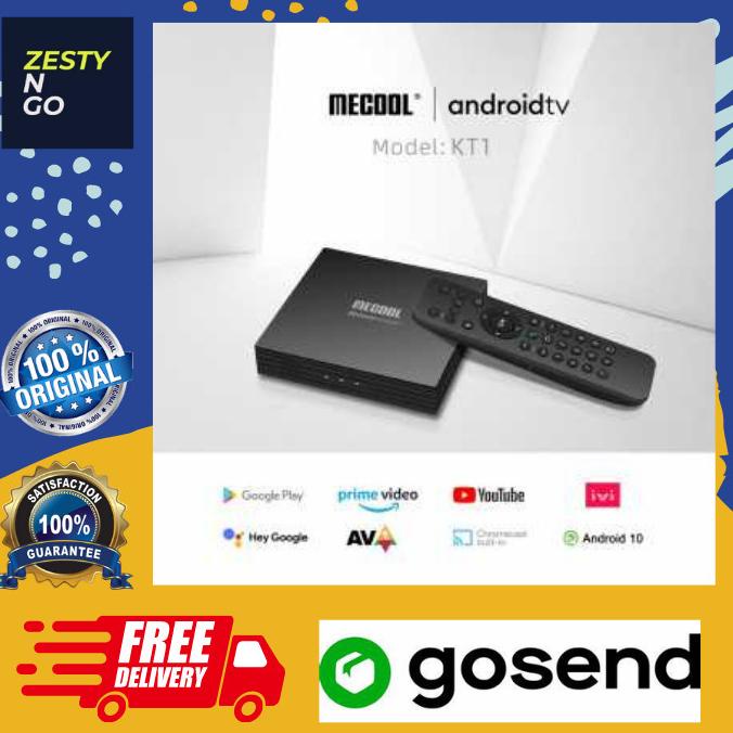Mecool Smart Tv Box Receiver Android 10 Dvb-T2 2Gb 16Gb - Kt1