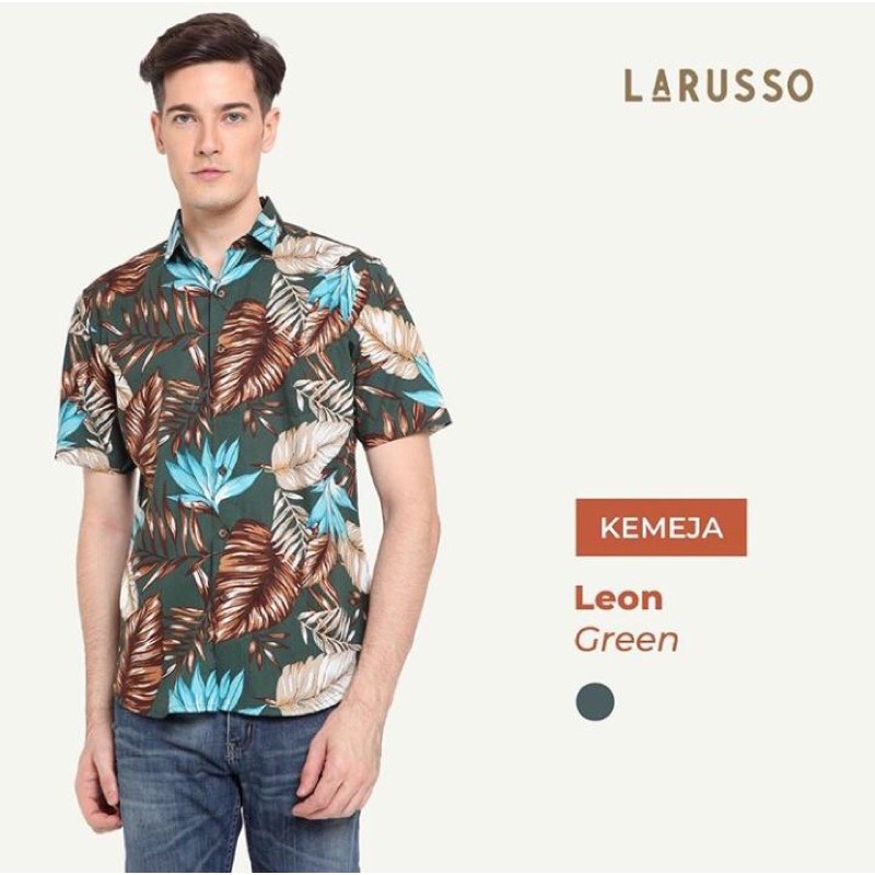 LARUSSO / KEMEJA PRIA / KEMEJA PRINTING PRIA