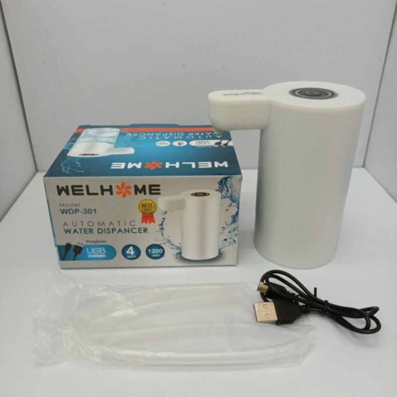 Pompa Galon Air Elektrik / Water pump electric mini WELHOME Murah Bagus