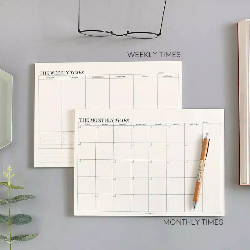 

weekly/monthly planner memo pad