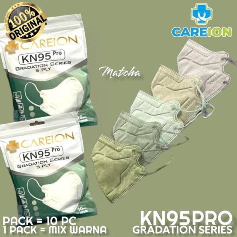 Masker Care Ion Mouson KN95 Pro Mix Gradasi