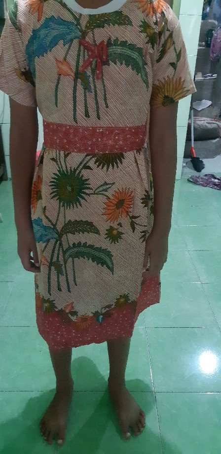 Dress Batik Anak Usia 2 Sampai 12 Tahun Motif Batik Bervariasi Batik Anak Harga Ecer Bisa Cod