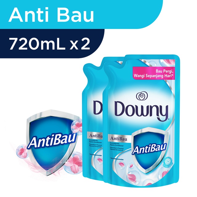 Downy Antibacteria Biru Refill 2 x 720 ml