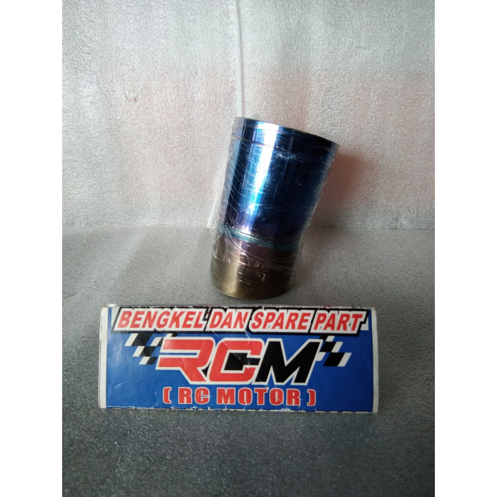 corong knalpot kenalpot two tone blue utk motor universal jaminan kualitas jgn bndingin dng yg murah