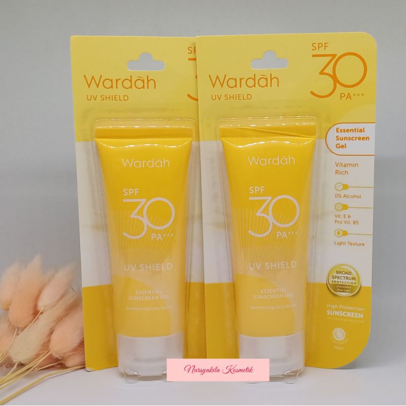 Wardah UV Shield Essential Sunscreen Gel SPF 30 PA 40ml - Sunscreen Wardah