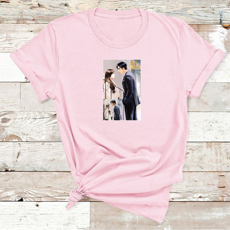 KAOS K-DRAMA BUSINESS PROPOSAL FOTO/T-SHIRT KATUN BUSINESS PROPOSAL FOTO/KANG TAE MOO/SHIN NA RI