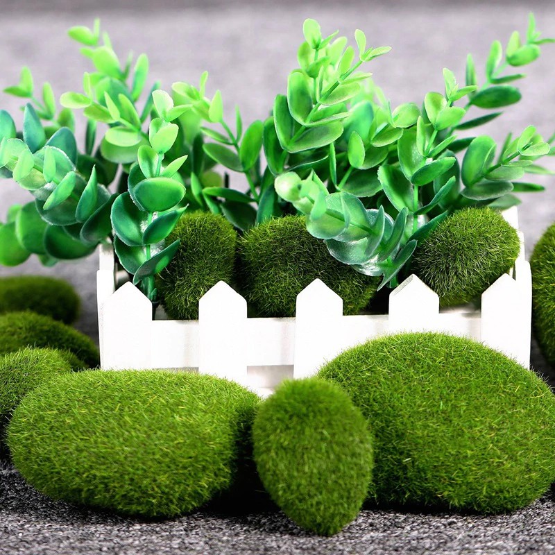 Miniatur Lumut Batu Artificial Maket Dioarama Terrarium - MNOO35