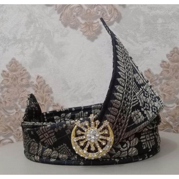 Promo Tanjak Melayu Full Songket Premium Ikat Panglima