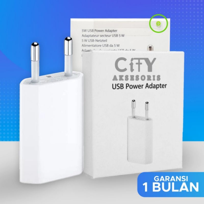 ADAPTOR USB 12W / 2.1A - Adapter / Batok / Kepala charger / casan VEGER F4