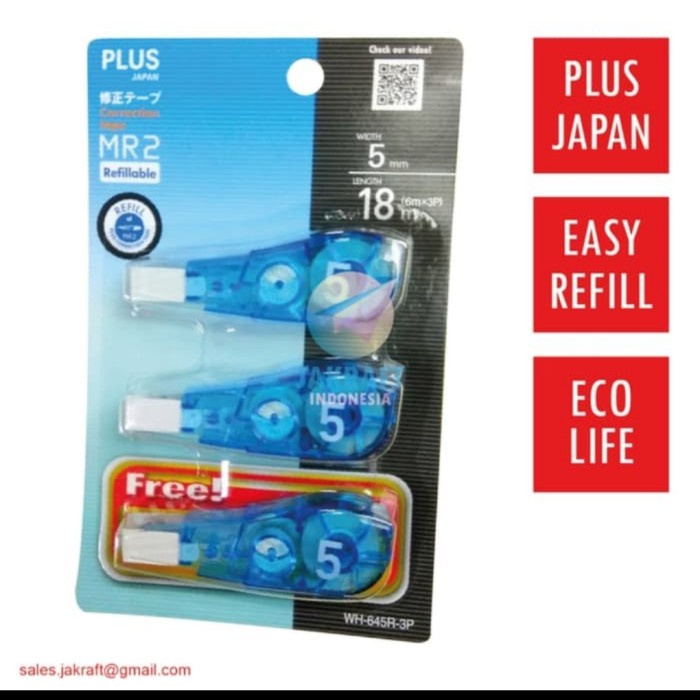 

Bagus Refill Tip Ex Whiper Plus Wh-645R-3P Gilaa!!!