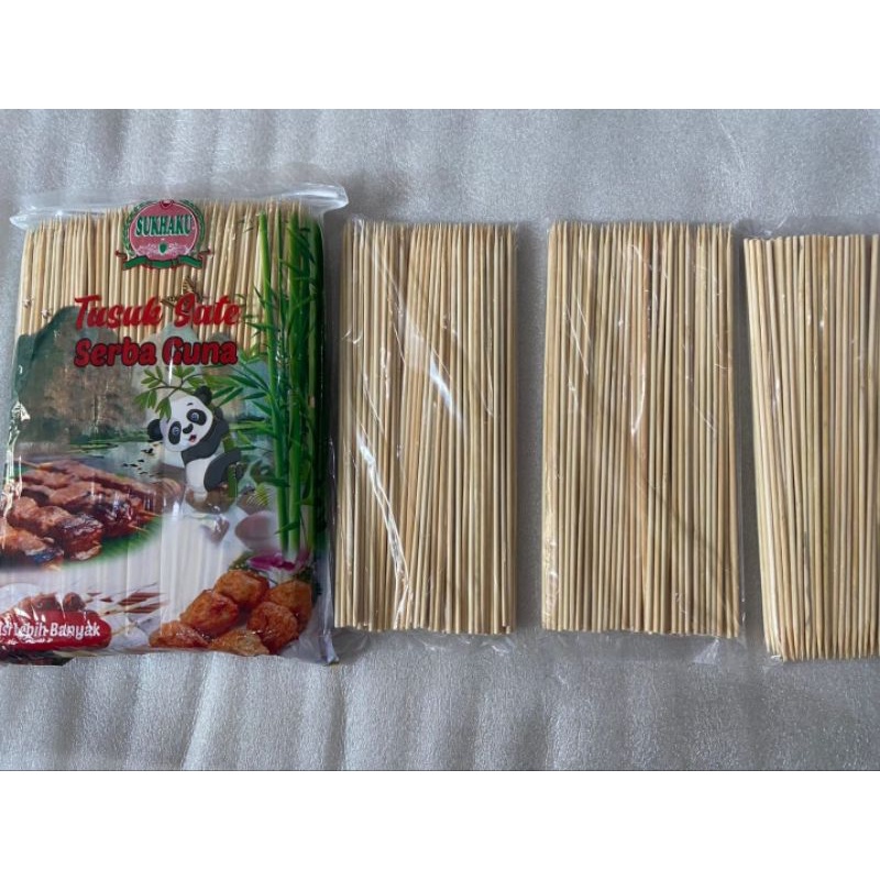 CJ tusuk sate bambu import isi 100pcs