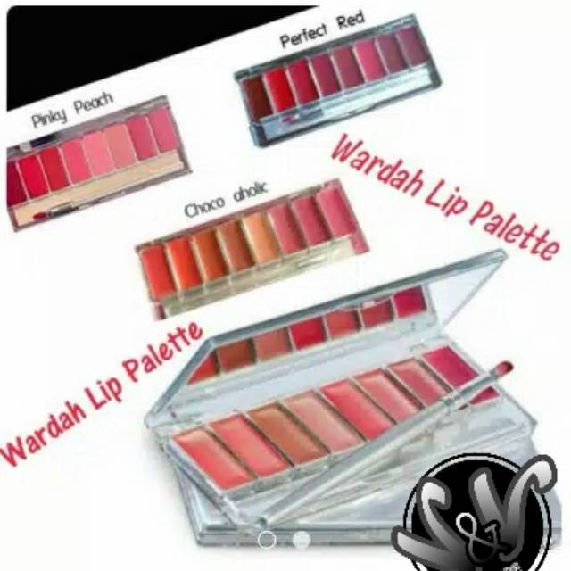 WARDAH LIP PALETTE/ WARDAH/ LIPSTIK WARDAH/ LIPSTIK/ KOSMETIK/MAKE UP/ KOSMETIK WAJAH/ KOSMETIK CEWE