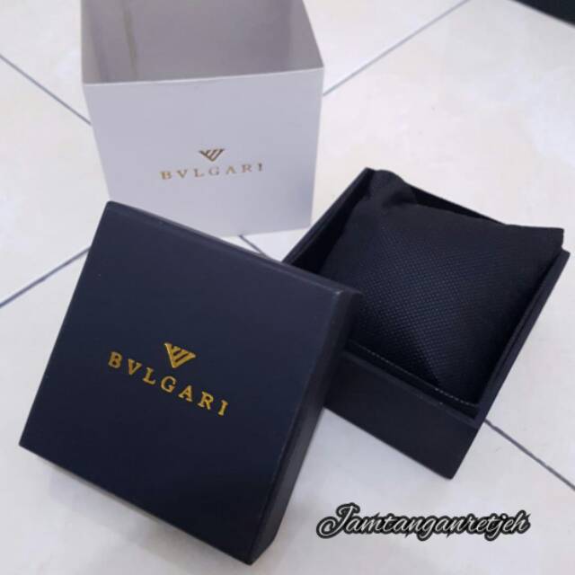 KOTAK JAM TANGAN BOX KAYU BVLGARI