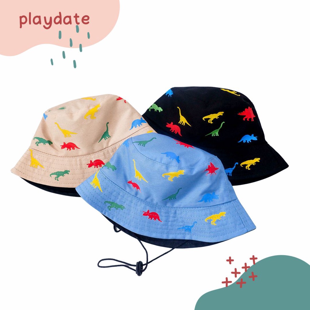 Topi Bucket Bo*Dir Nama Anak Lucu Free Bo*Dir Nama Motif Karakter Lucu Dan Imut Baket Costom Bordir 