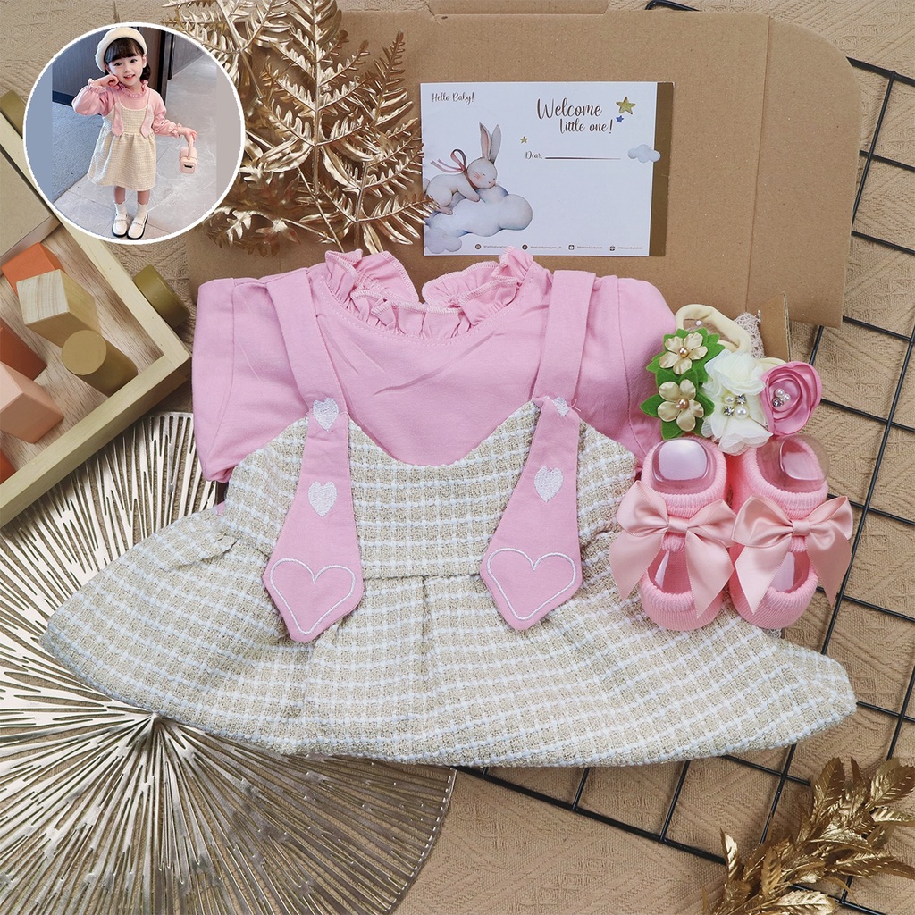 BARU! LIO049 Girls Baby Hampers 0-12 months/ Hampers bayi newborn/ Kado bayi/ baby girl gift set