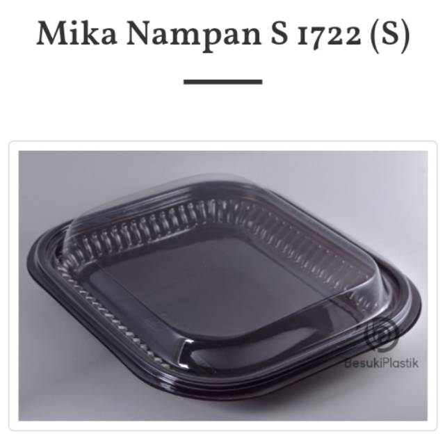 Mika Nampan Kecil S / Mika Nampan 1722 / Mika Tray Kecil / Mika Nampan Small