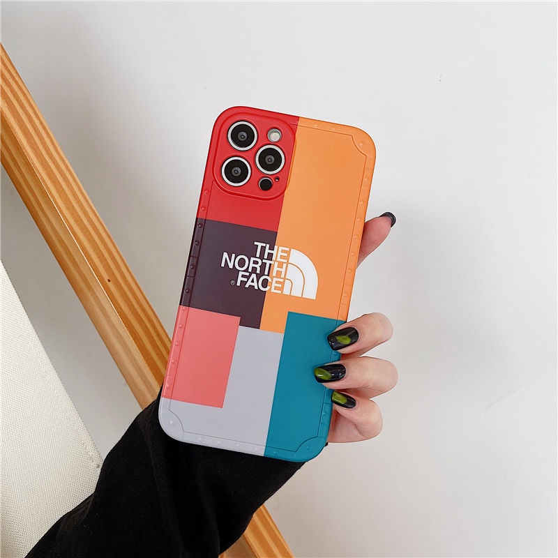 North Face Case Pelindung Handphone Shockproof Untuk IPhone 12 13 11 Pro Max X Xs Max Xr Bmp4