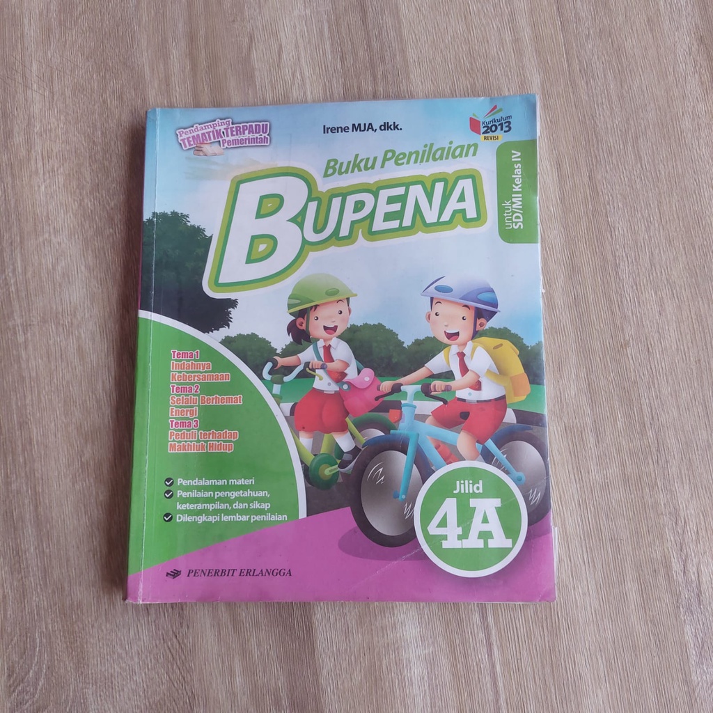 

Buku penilaian bupena SD jilid 4A Erlangga