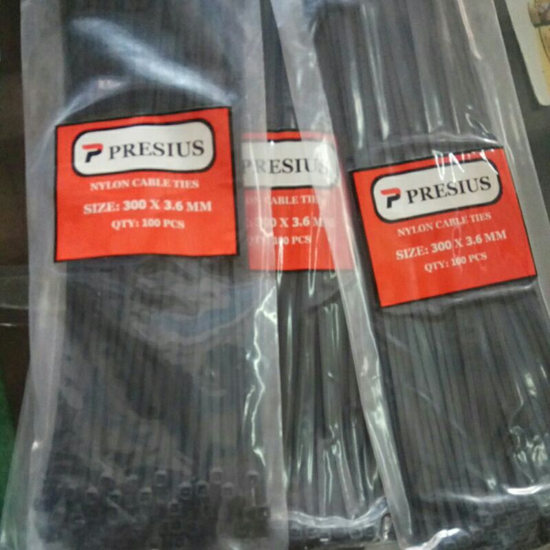 Cable ties 3.6 x 30 black