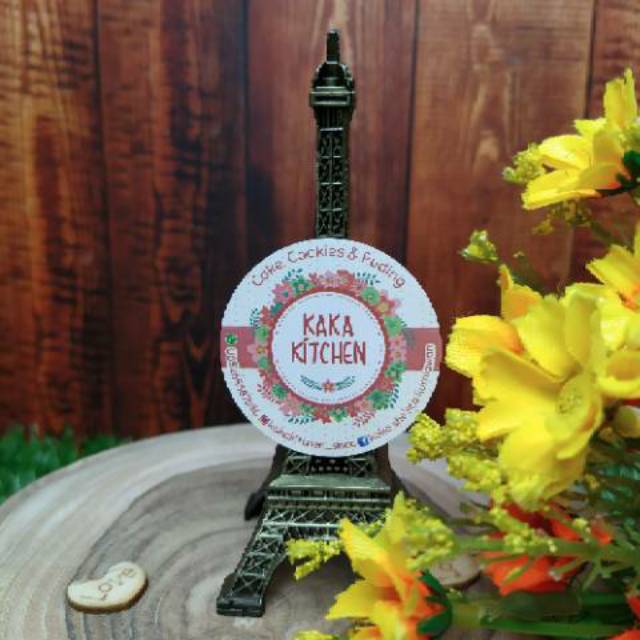 Stiker label free design produk kemasan