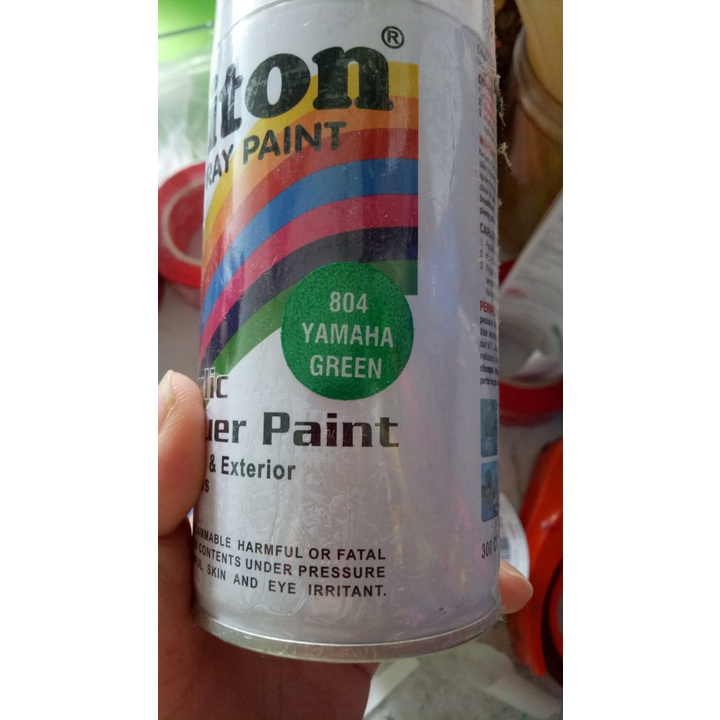 cat semprot pilok pilox diton yamaha green 804 300CC hijau candytone candy tone hijau yamaha