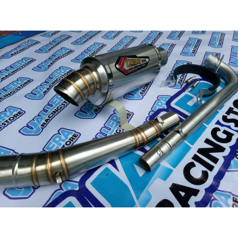 Baru Knalpot Racing Creampie Jupiter Z Vega Shogun Mx 135 Old New Smash Astrea Grand Supra Fit X