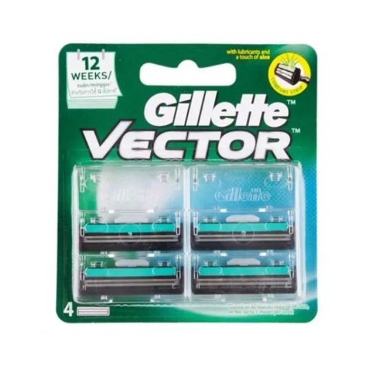 BAYAR DI TEMPAT GILLETTE VECTOR Alat Cukur Pria Razor Cukuran Kumis Jenggot Gilette