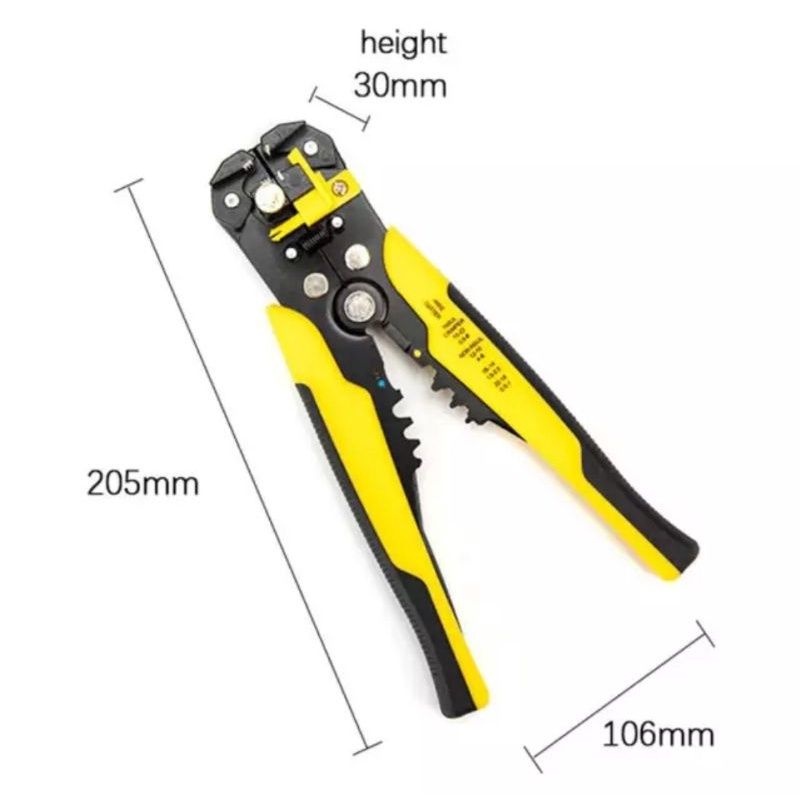 Automatic Wire Cable Stipper Cutter Crimper 3in1