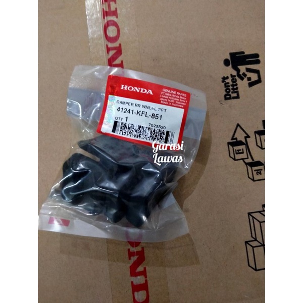 41241-KFL-851 Karet bantalan tromol original AHM Honda blade karet trombol belakang ori Honda revo a