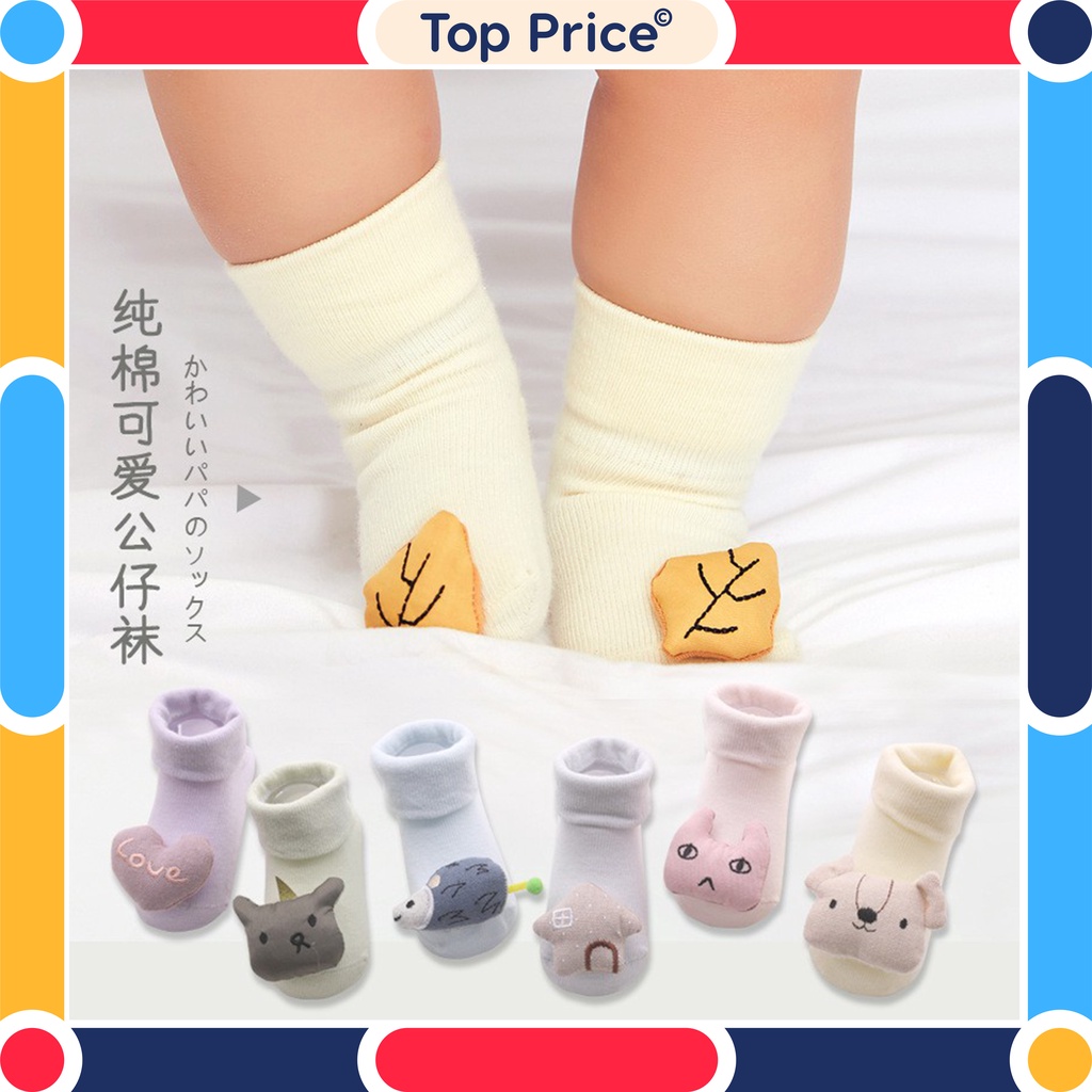 Topprice Kaos Kaki Love Baby Anak Bayi 3D Lucu Karakter Kaoskaki Motif Unik Socks Kids Import BB12