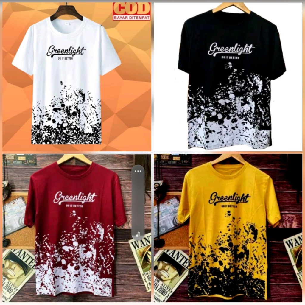 KAOS PRIA DEWASA EDISI TAHUN BARU/KAOS PRIA DEWASA MOTIF HURUF/KAOS HARGA MURAH