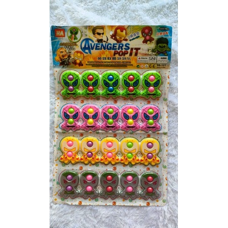 Fidget Pop It Avenger Pop It Murah