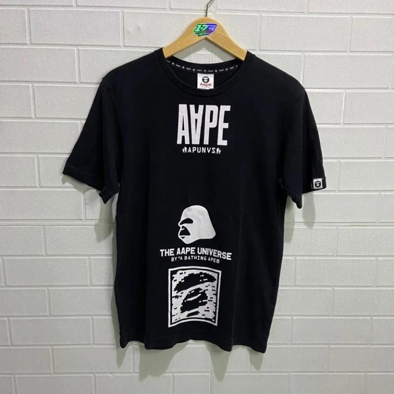 baju kaos laki-laki AAPE UNIVERSE second original
