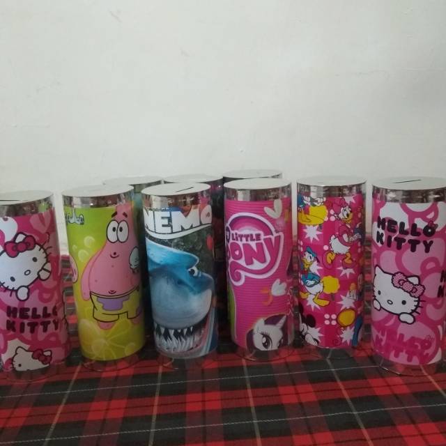 Celengan Karton Karakter Lucu Tebal Anti Penyok