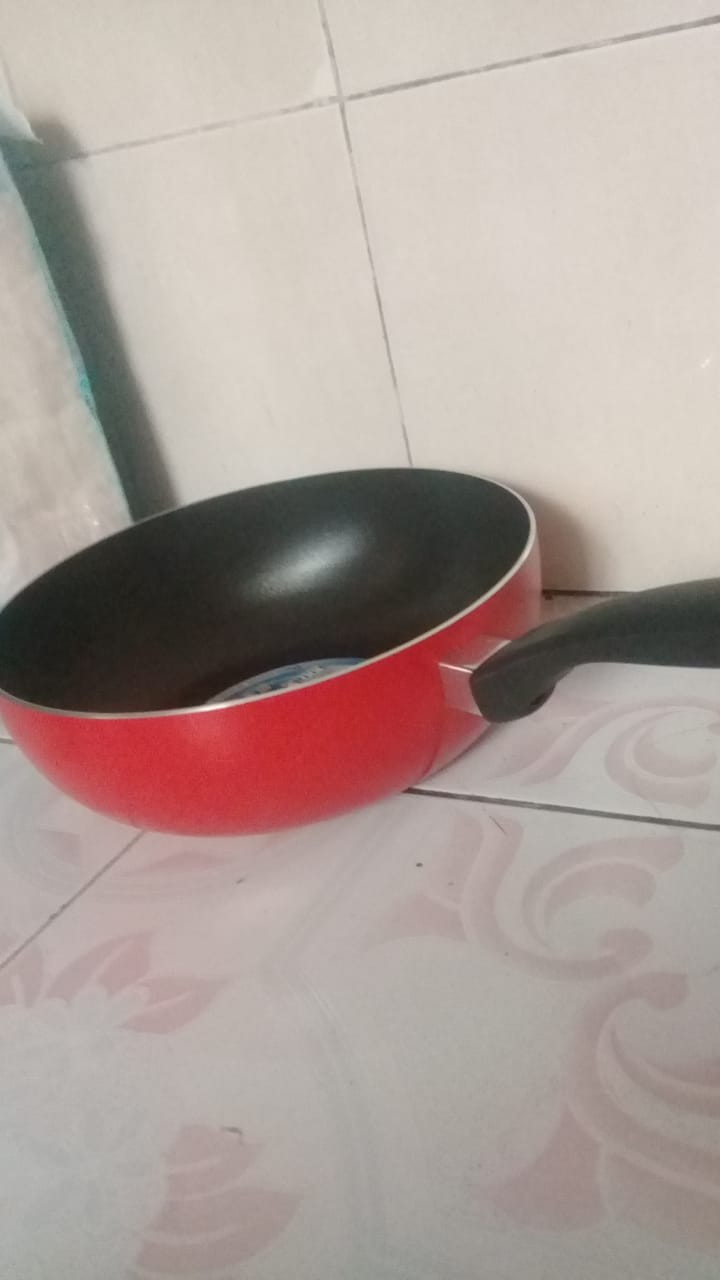 Deep Wok Wajan Panci Teflon Penggorengan Anti Lengket Cekung Maxim Valentino 24 Cm Deep Wok