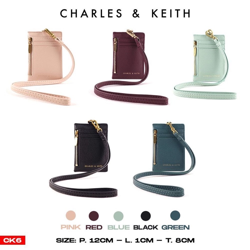 lanyard id Charles and keith free box import name tag C&amp;K import