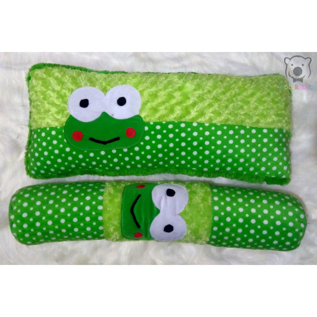Set bantal guling keropi, hello kotty, doraemon, winnie the pooh