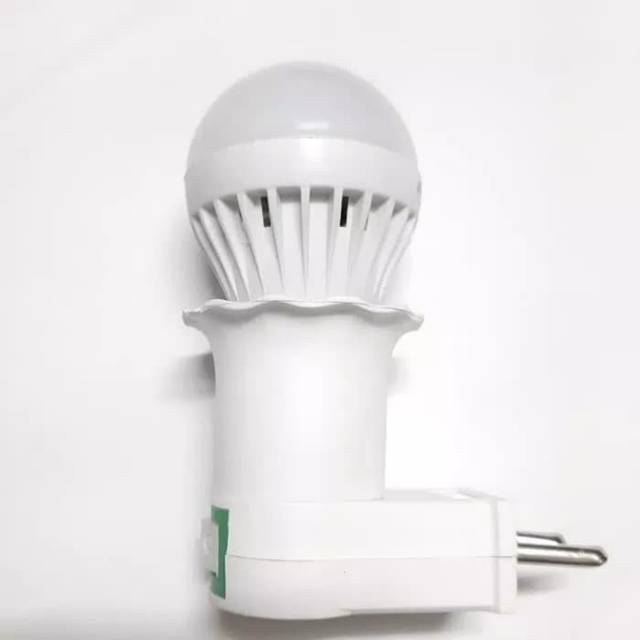 PAKET LAMPU TIDUR -LED 3 WATT+FITTING COLOK