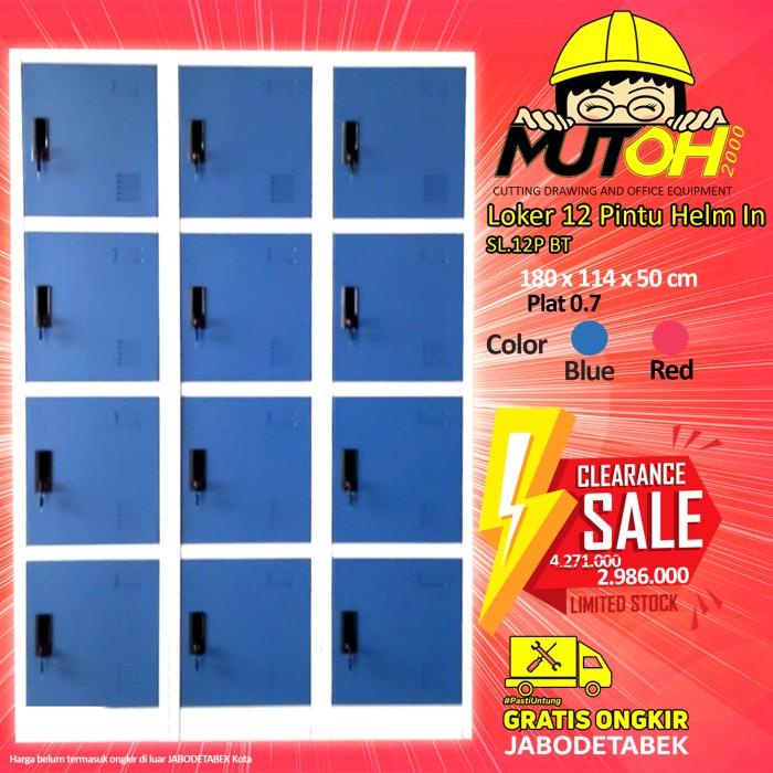

Cabinet | Loker Locker Besi 12 Pintu Besar Masuk Helm