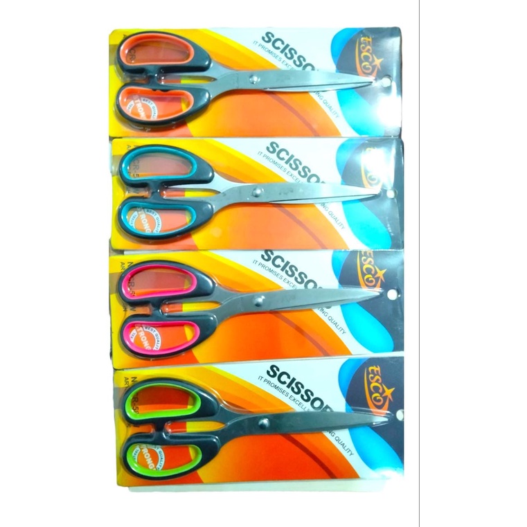 

Gunting Ukuran Sedang Stainlees Steel (Scissors) / Gunting Serba Guna / ginting Gagang Karet