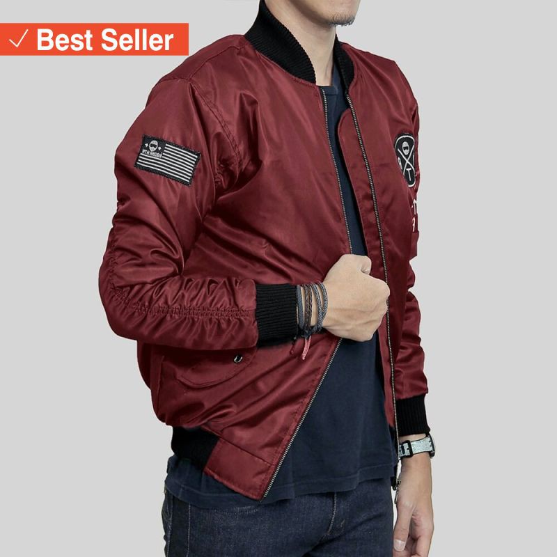 JAKET BOMBER MURAH REMAJA JAMAN NOW / JAKET BOMBER AFTERSIX RACER ORI / BOMBER PRIA BEST SELLER