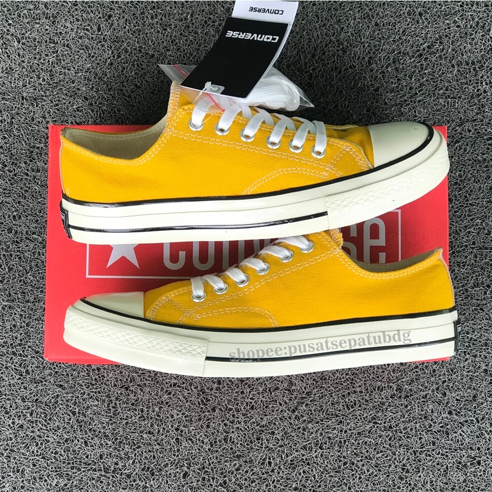 Sepatu Converse 70s Low All Star Pendek Kuning Sunflower