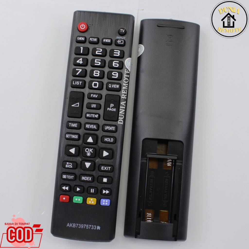 Remot Remote TV LG LCD LED AKB73975733 tanpa setting